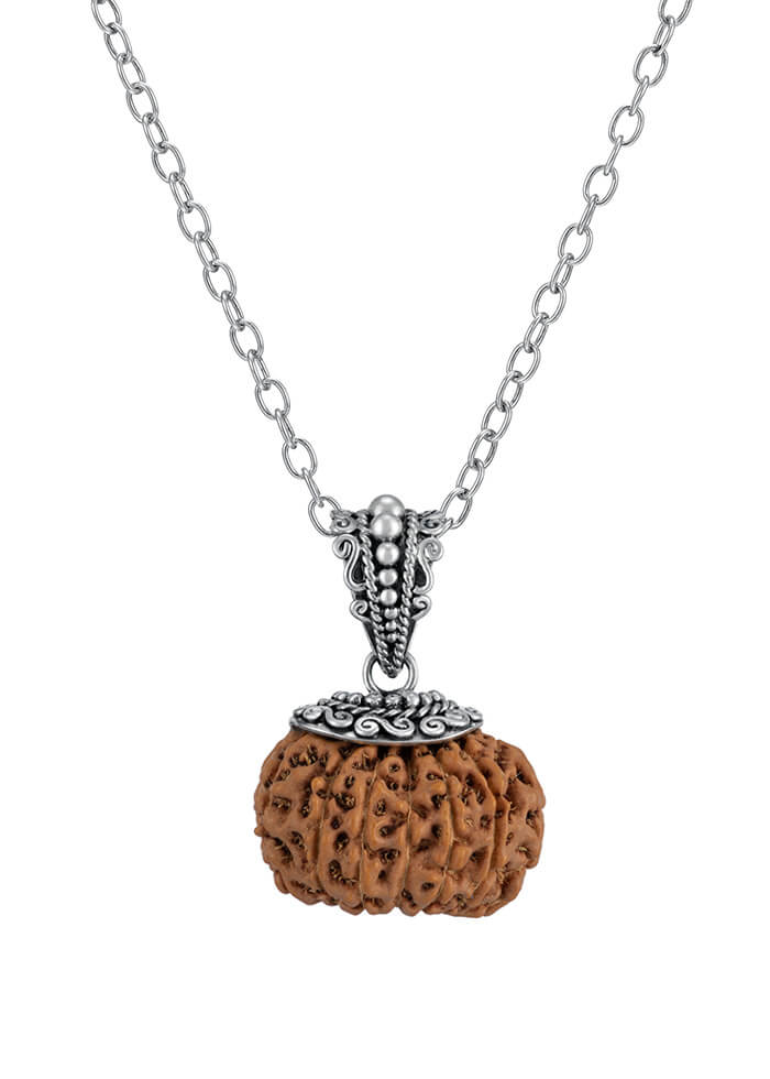 14 mukhi rudraksha pendant