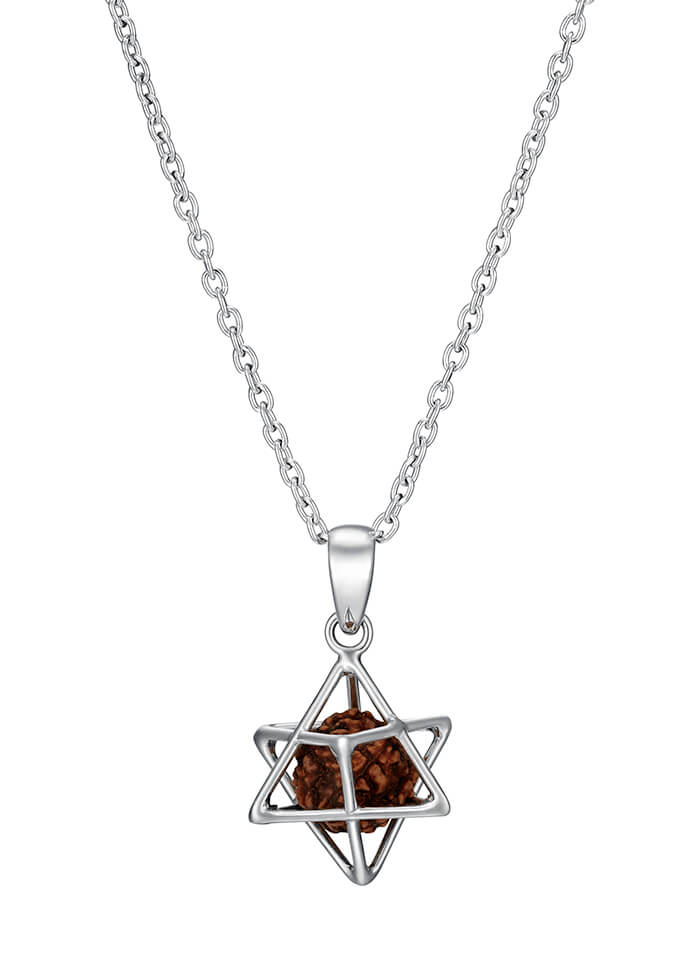 Big Nakshatra Star Necklace Silver Shivaloka Authentic Nakshatra Medium Pendant Silver