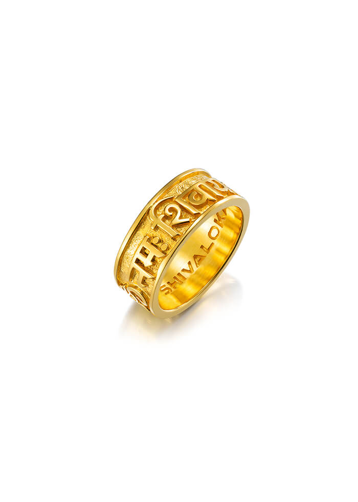 Shiva ring - OM Namah Shivaya - Shiva Mantra | SHIVALOKA Soul Jewelry