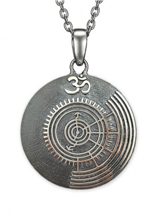 Five Elements Yantra necklace silver
