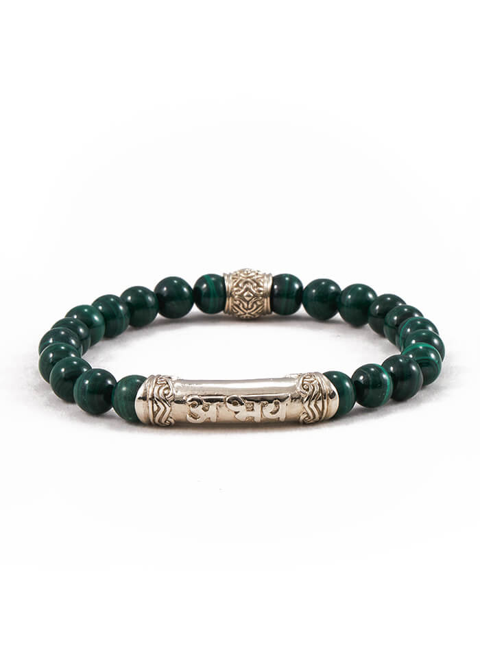 FEARLESS Abundance Power Mantra Bracelet – silver