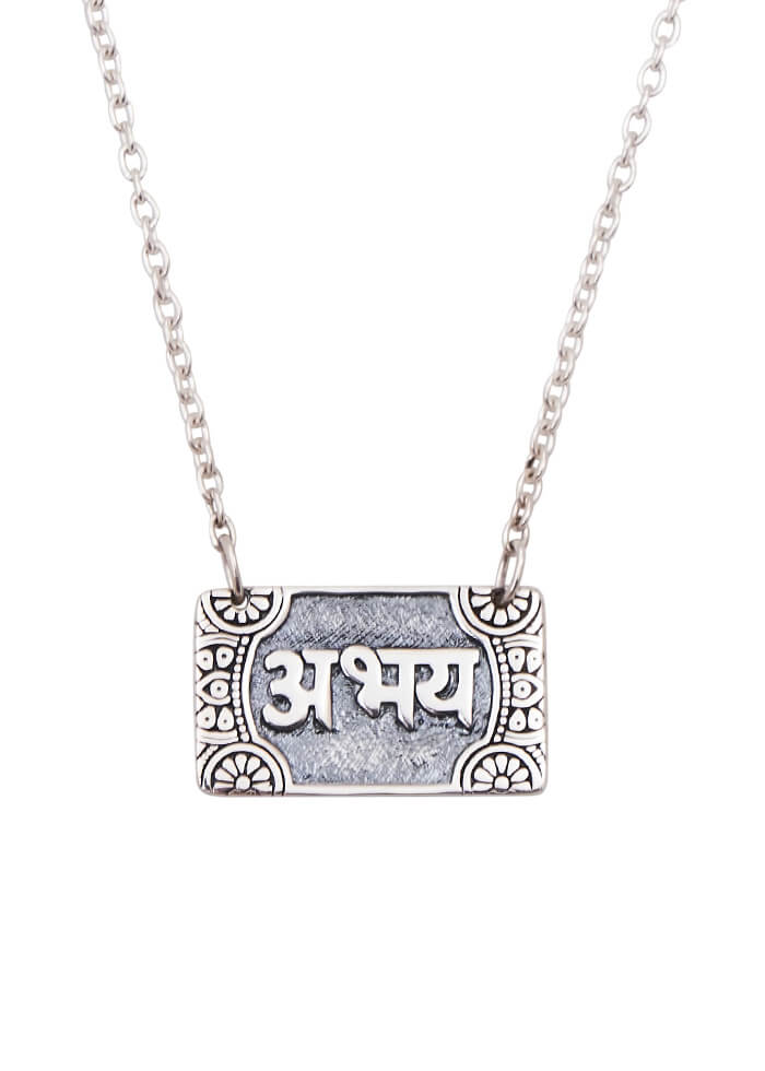 FEARLESS Power Mantra Necklace